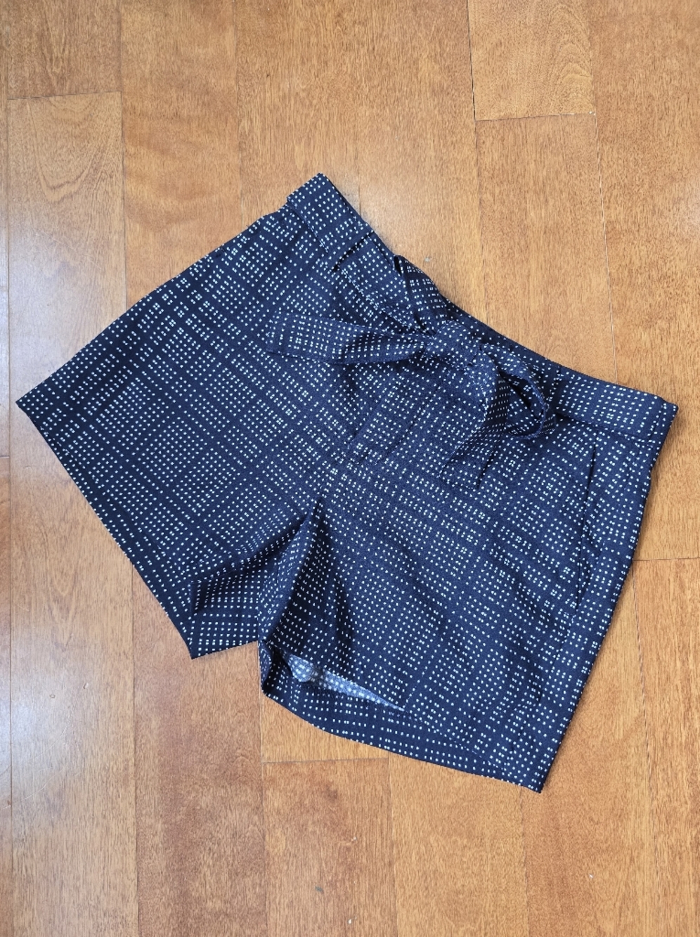 Banana Republic Belted Striped Casual Preppy Shorts Women Size 0